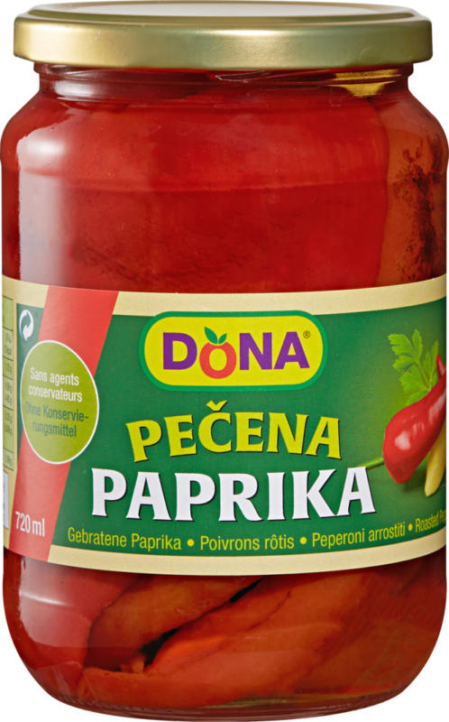 Dona gebratene Paprika, 400 g