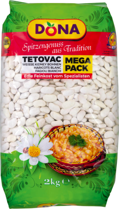 Fagioli kidney bianchi Dona, 2 kg