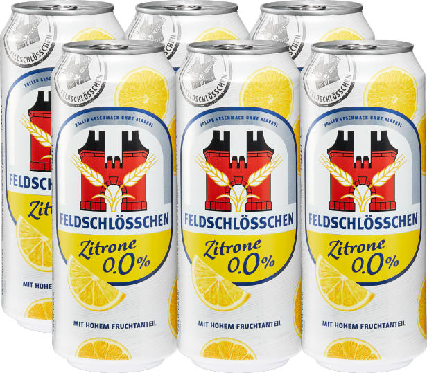 Bière Citron 0.0% Feldschlösschen, sans alcool, 6 x 50 cl