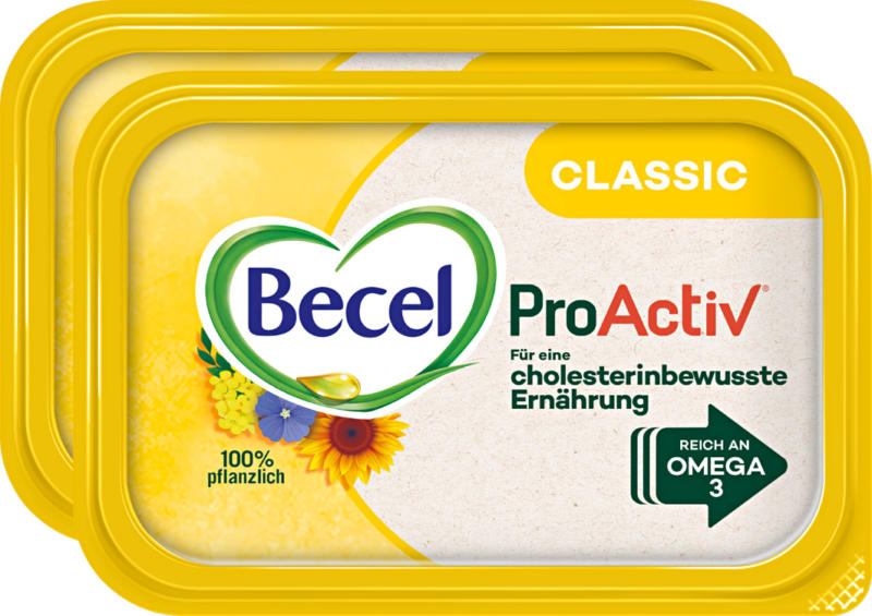 Becel Margarine Classic, 2 x 250 g