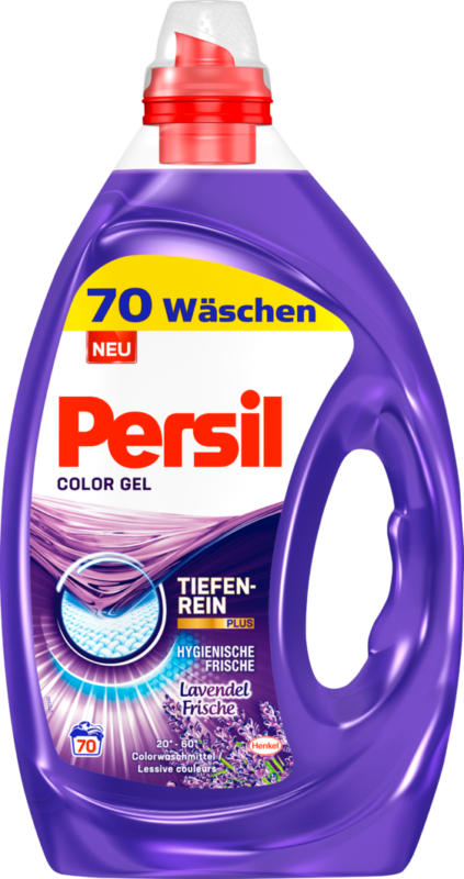 Persil Flüssigwaschmittel Color Lavendel-Frische, 70 Waschgänge, 3,5 Liter