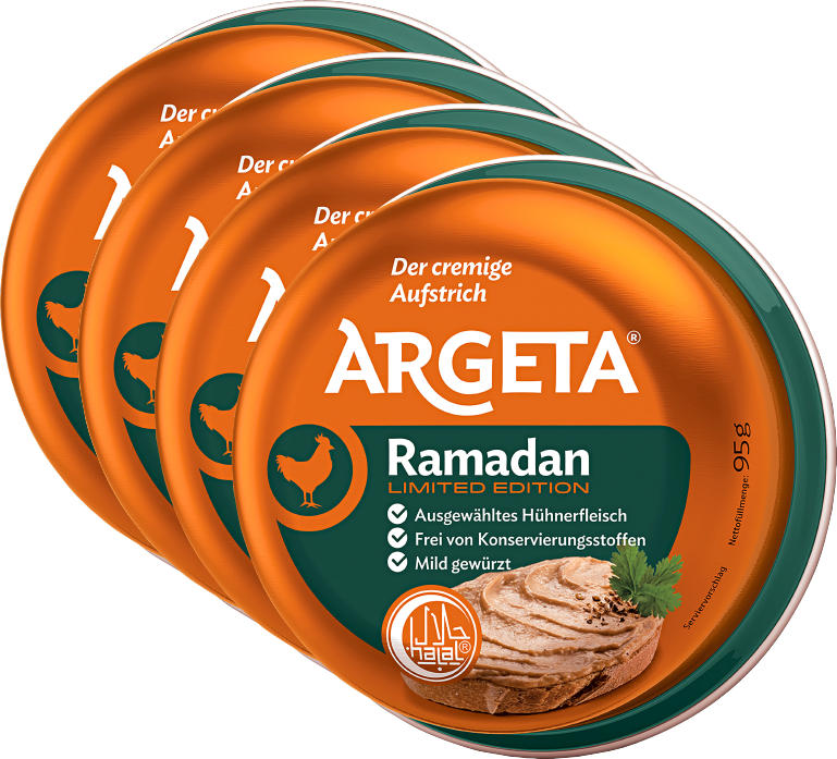 Pâte à tartiner Argeta, Ramadan, 4 x 95 g