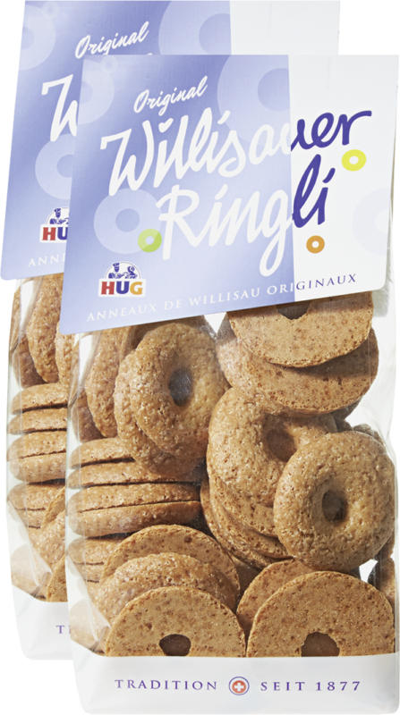Anneaux de Willisau originaux Hug, 2 x 290 g