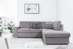 Ecksofa EDDIE Stoff grau
