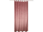 Vorhang VELVET 140x240cm Polyester rosa
