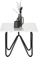 mömax Couchtisch in Schwarz/Weiß