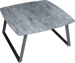Couchtisch in Grau/Schwarz