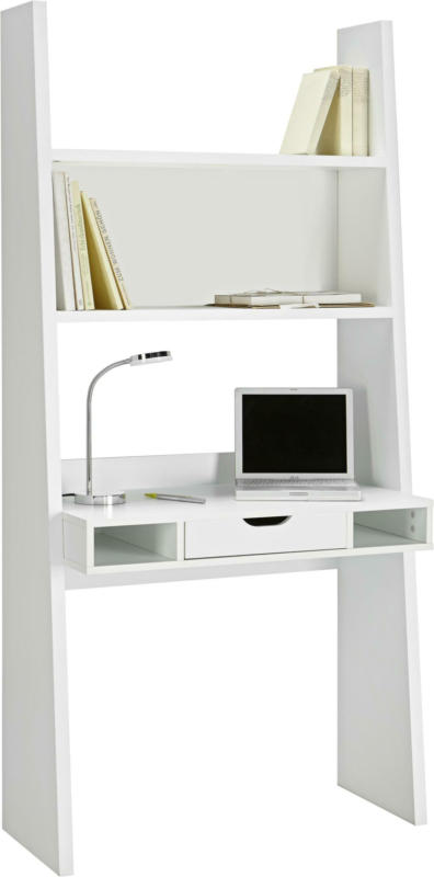 Schreibtisch in Weiß matt