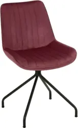 Stuhl aus Samt in Rot