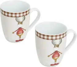Kaffeebecherset Moosy, 2-teilig