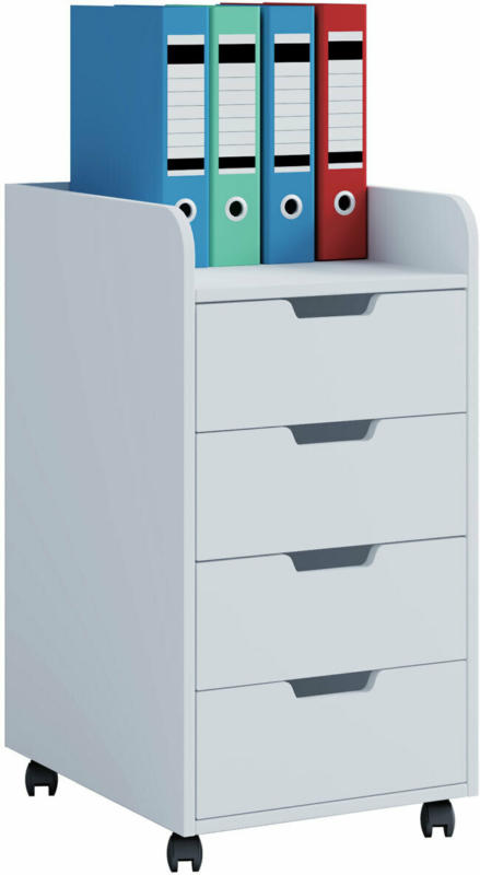 Rollcontainer „Konal Maxi", weiß