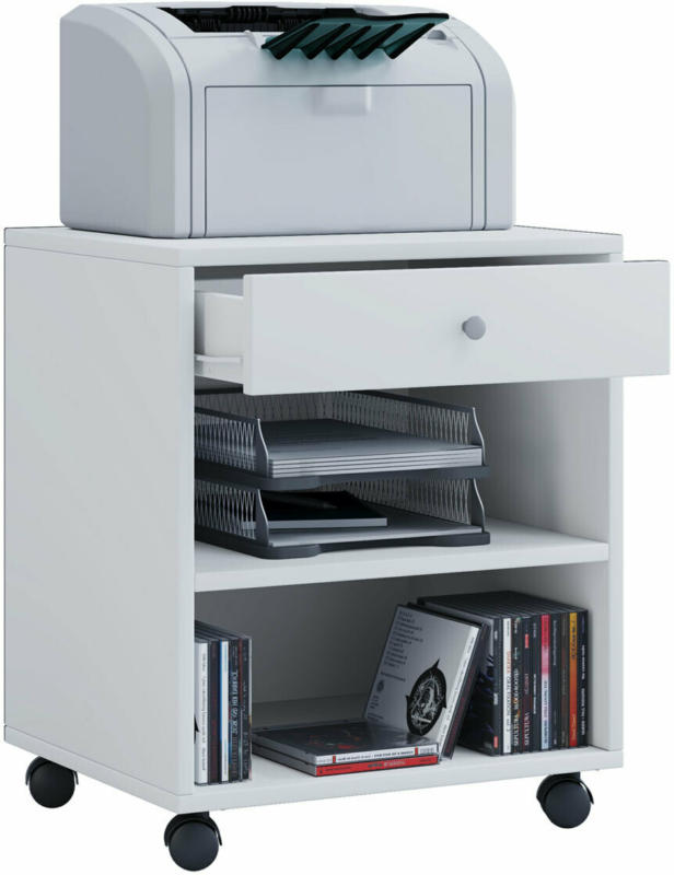 Büro-Rollcontainer „Salda", weiß