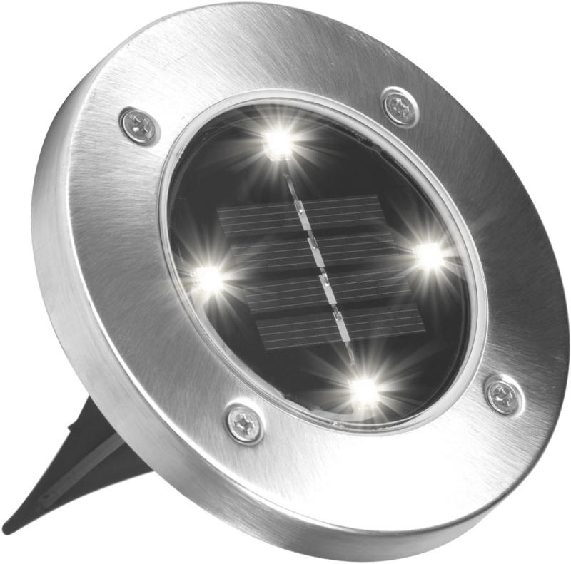 Solarleuchte 4er Set DISK LIGHTS