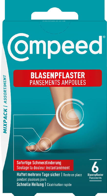 Compeed Fuß Blasen-Pflaster, Mixpack