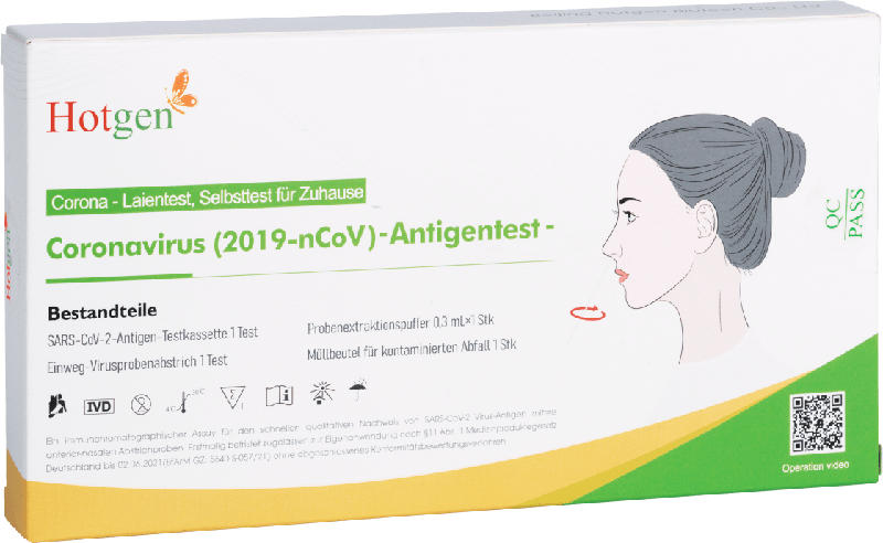Hotgen Corona Schnelltest Selbsttest