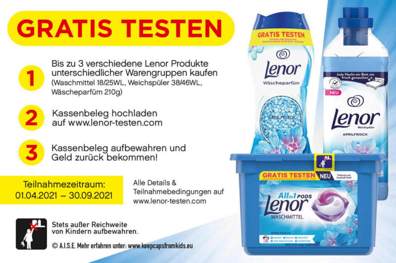 Lenor Colorwaschmittel Pods Amethyst Blütentraum