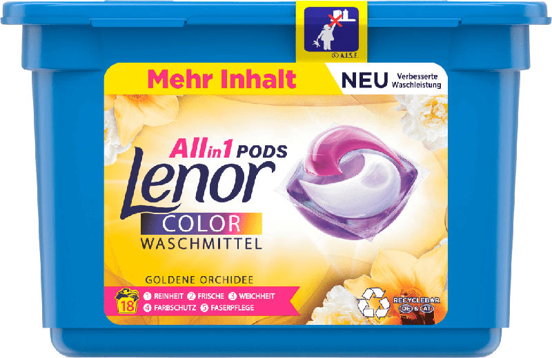 Lenor Colorwaschmittel Pods Goldene Orchidee