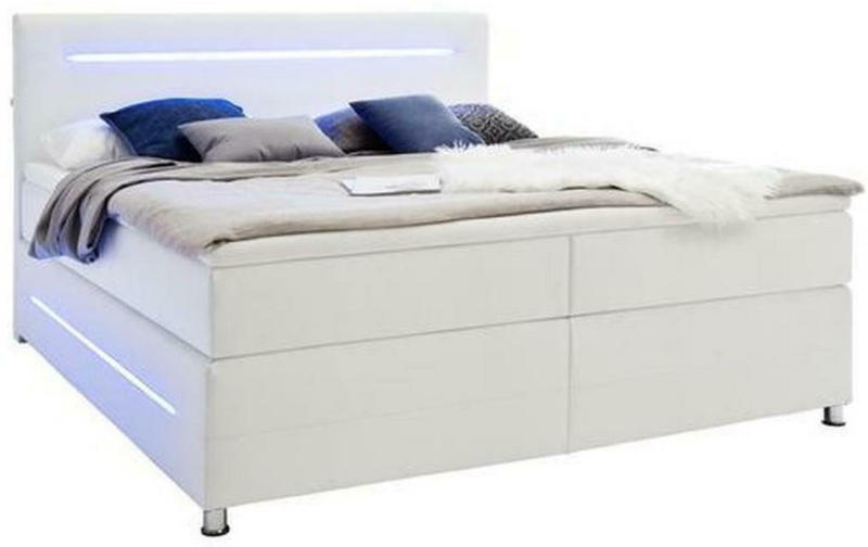 Boxspringbett 180/200 cm in Weiß