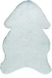 Kunstfell Sabrina in Grün ca. 60x90cm