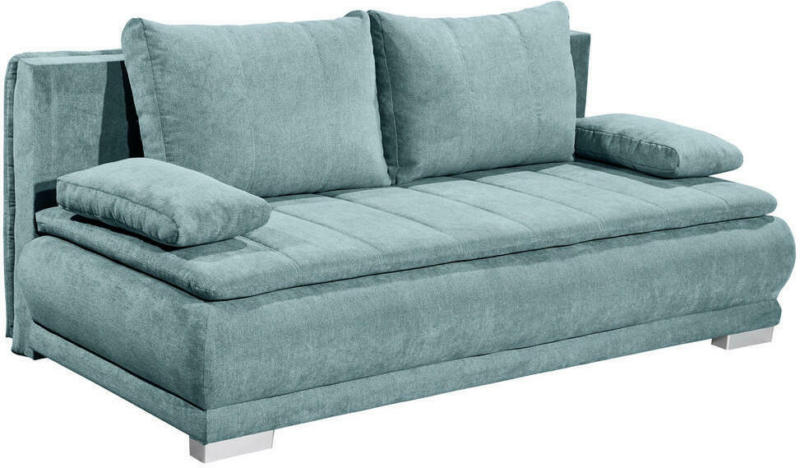 Schlafsofa in Textil, Holzwerkstoff Grün