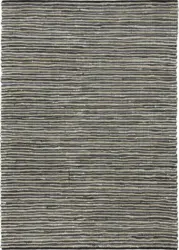 Handwebteppich Stefan in Anthrazit ca. 160x230cm