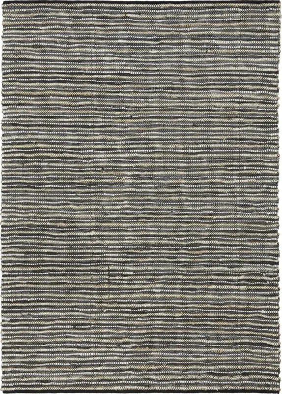 Handwebteppich Stefan in Anthrazit ca. 160x230cm