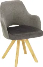 mömax Armlehnstuhl in Cappuccino