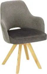 Armlehnstuhl in Cappuccino