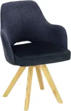 mömax Armlehnstuhl in Dunkelblau