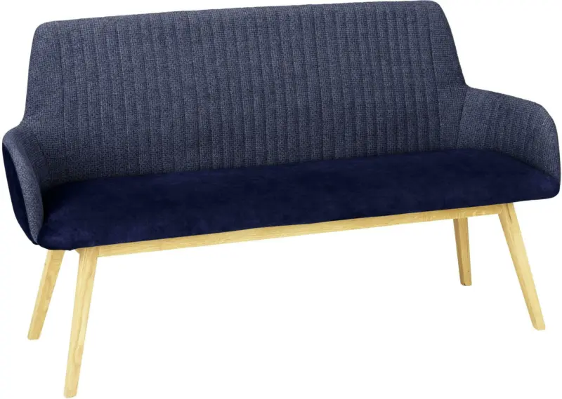 Sitzbank in Dunkelblau