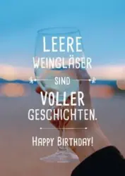 Glückwunschkarte Visual Statements