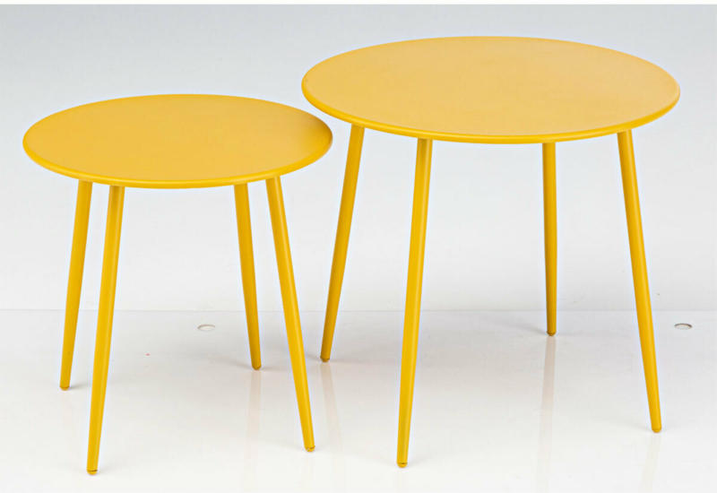 Tisch-2er-Set „Ibiza“, gelb