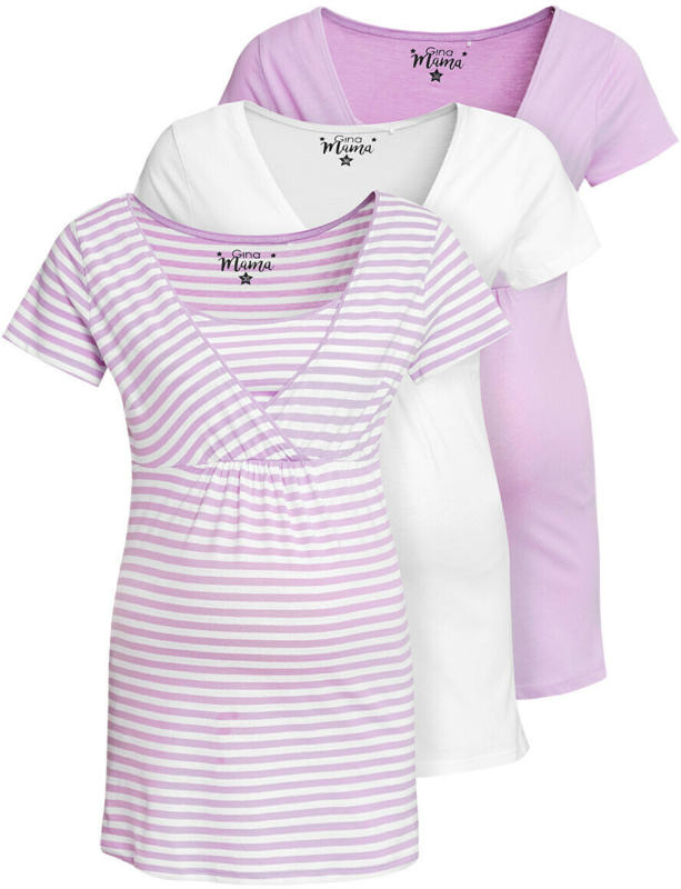 3 Damen Umstandsshirts im Set (Nur online)