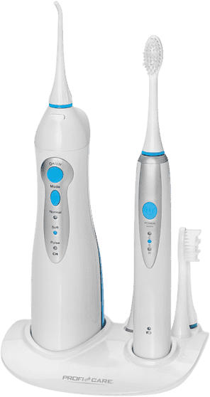Elektrische Akku-Schallzahnbürste PC-DC 3031 Dental-Center 2in1