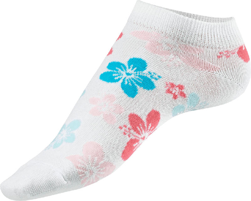 Fascino Sneaker mit Blumen-Motiv, Gr. 35-38, weiß, bunt