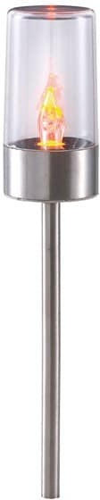 LED Edelstahl Solarfackel