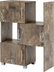 Regal 'Pisa' , eiche