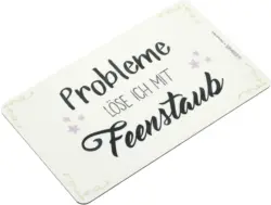 Schneidebrett Feenstaub in Weiß