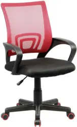 Jugenddrehstuhl in Schwarz/Rot 'Tinos'