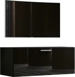 Tv-Element in Schwarz 'Fernso 95'