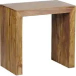 mömax Beistelltisch 'Mumbai' ca. 60x35 cm, aus Sheesham