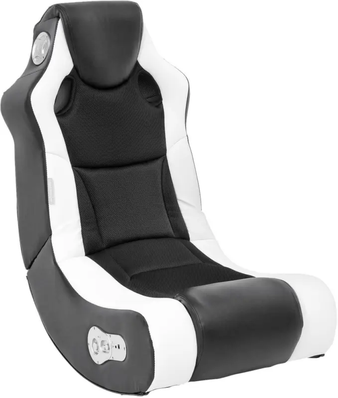 Gamingstuhl 'Booster', schwarz/weiss