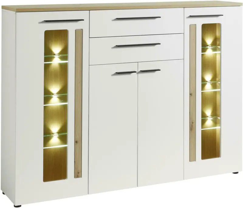 Highboard 'Loft-Two' , weiß