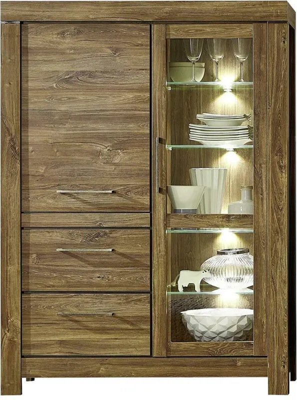 Vitrine 'Gent' , braun