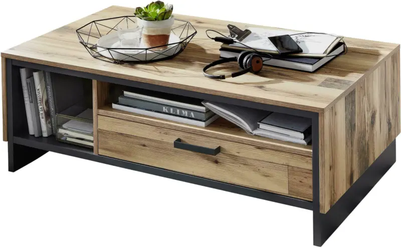 Couchtisch 'Prato' , ca 110x65 cm, braun