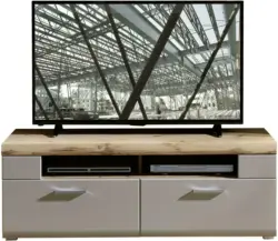 TV-Element in Grau/Eichefarbe 'Fun Plus II'