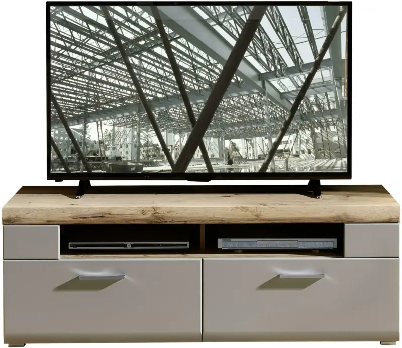 TV-Element in Grau/Eichefarbe 'Fun Plus II'