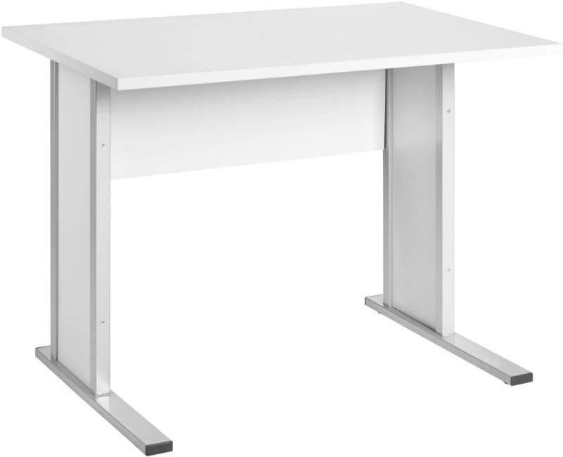 Schreibtisch 'Serie 4000' ca 90x65 cm, hellgrau