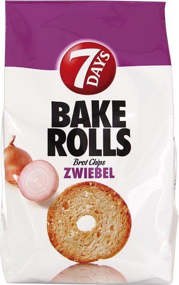 Knusprige Brot-Chips mit Zwiebelgeschmack
