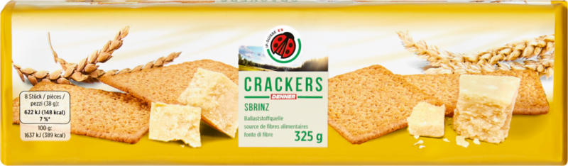 IP-SUISSE Crackers, Sbrinz, 325 g